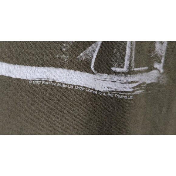 Vintage The Police 2008 Tour Rock Band Green T-Shirt XL y2k Bayisland - Picture 5 of 7